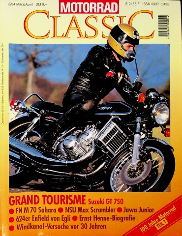 Deckblatt Motorrad Classic (02/1994)
